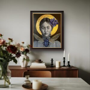 KWIAT I SKRZYDŁA 50x60cm