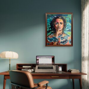 NIE MÓW NIC 40x50cm